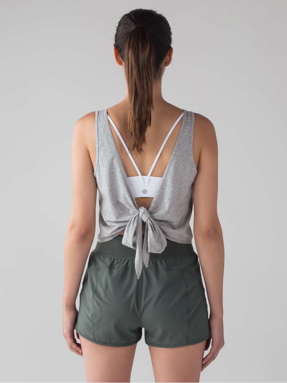 Lululemon It’s a Tie Grey Tank Top size 2